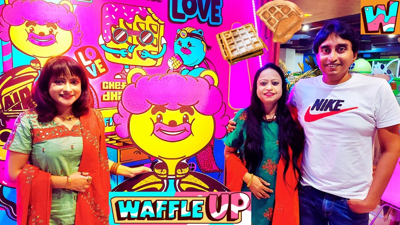 Waffle Up Now @ Chef's Table Dhanmondi Nutella Waffle | Street Food Bangladesh | Mirza Entertainment