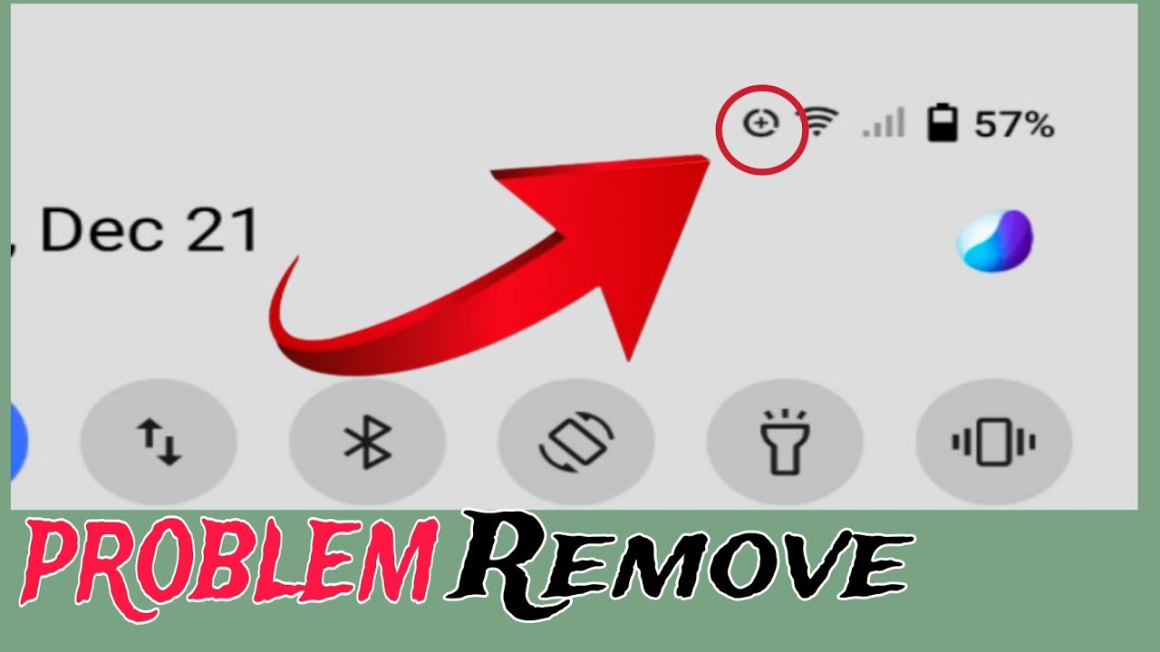 Plus Icon In Notification Bar Android | + Sign In Notification Bar || Plus Sign With Circle Around