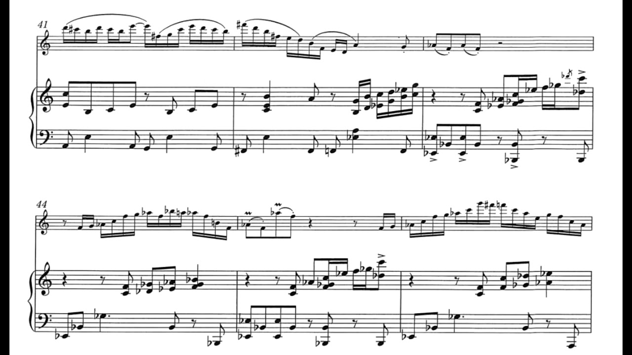 Paquito D'Rivera - The Cape Cod Files (with score)