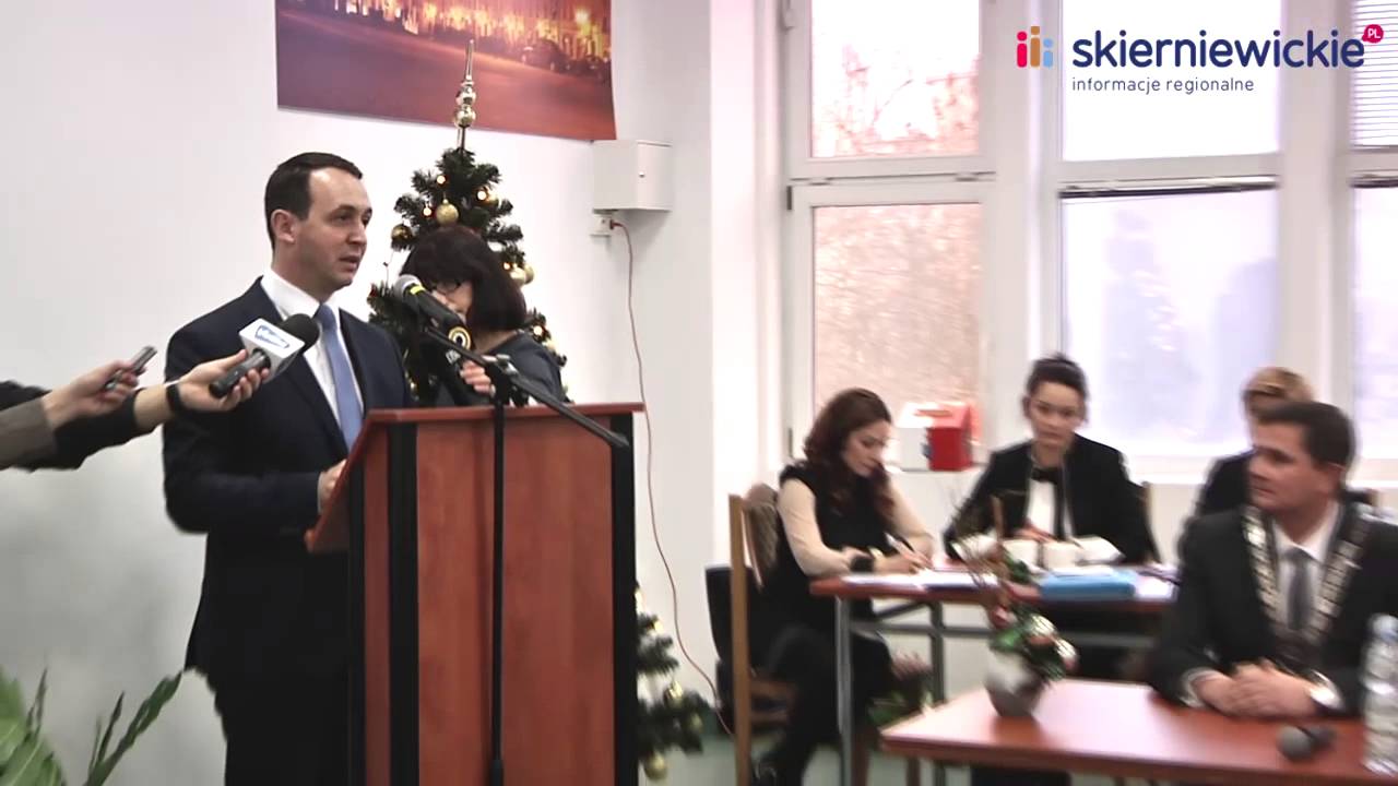 Skierniewice: 2-ga sesja Rady Miasta – ślubowanie Krzysztofa Jażdżyka