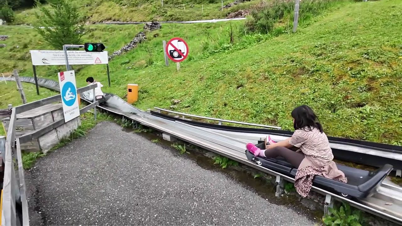 PFINGSTEGG ACTIVITIES TOBOGGAN #Switzerland #Train journey to Grindelwald #Beautiful Swiss Adventure