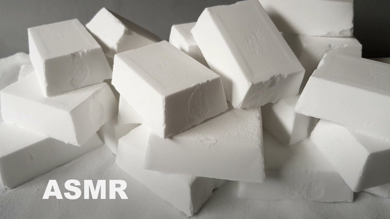 ASMR : Super Soft White Bars Crumbles #294
