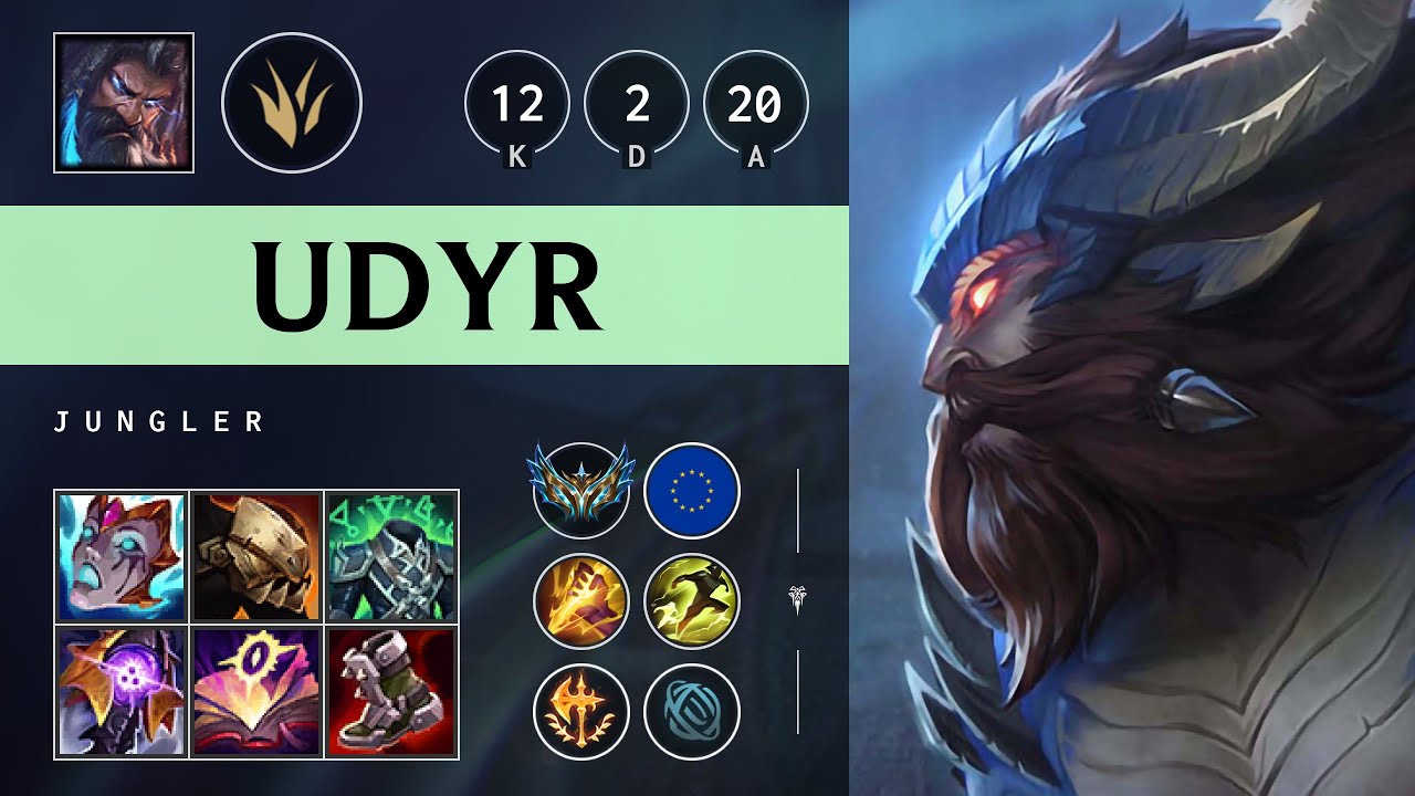 Udyr Jungle vs Jarvan IV - EUW Challenger Patch 25.19