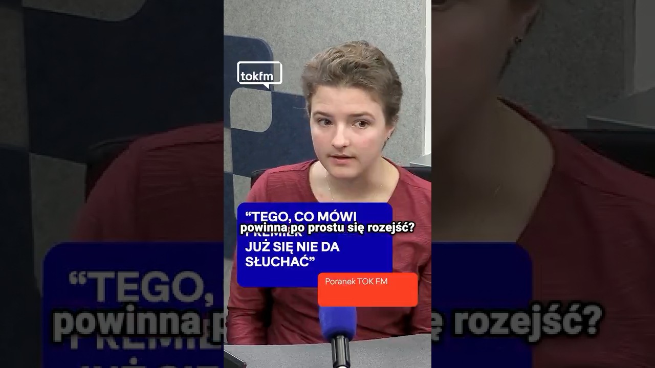 Młoda aktywistka: jeżeli ci ludzie nie chcą dowozić, to może ta koalicja powinna się rozejść?