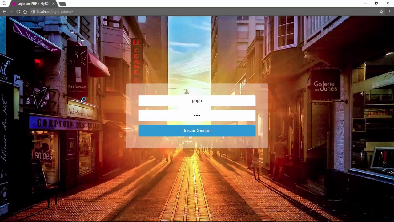 Login y Autenticación de Tipos de Usuario con PHP + MySQL + jQuery AJAX