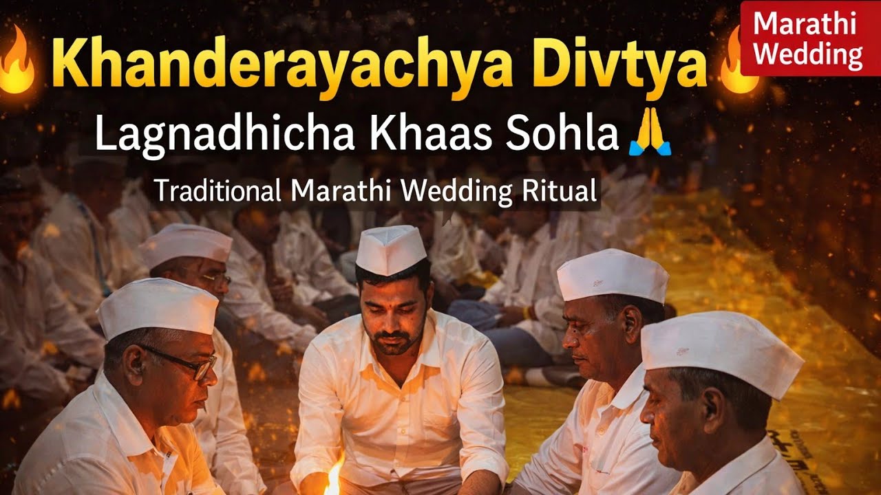खंडेरायाच्या दिवट्यांचा सोहळा 🙏 | लग्नाआधीचा खास कार्यक्रम | Marathi Wedding Ritual