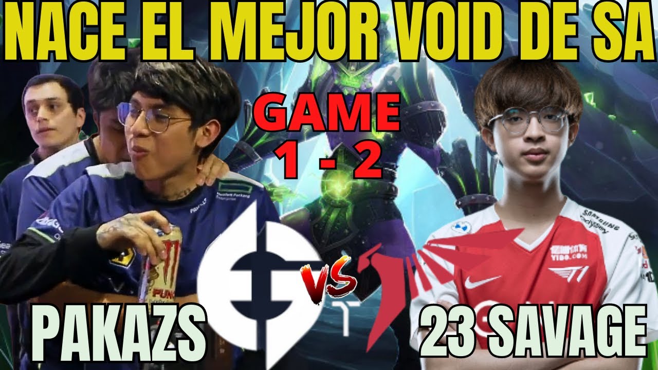 EVIL GENIUSES vs TALON  - PAKAZS DESDE AHORA SERÁ LLAMADO EL MEJOR VOID DE SA