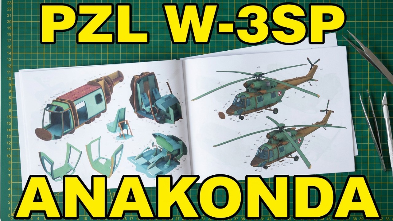 PZL W-3SP Anakonda  #modelarstwo #hobby #karton #aviation
