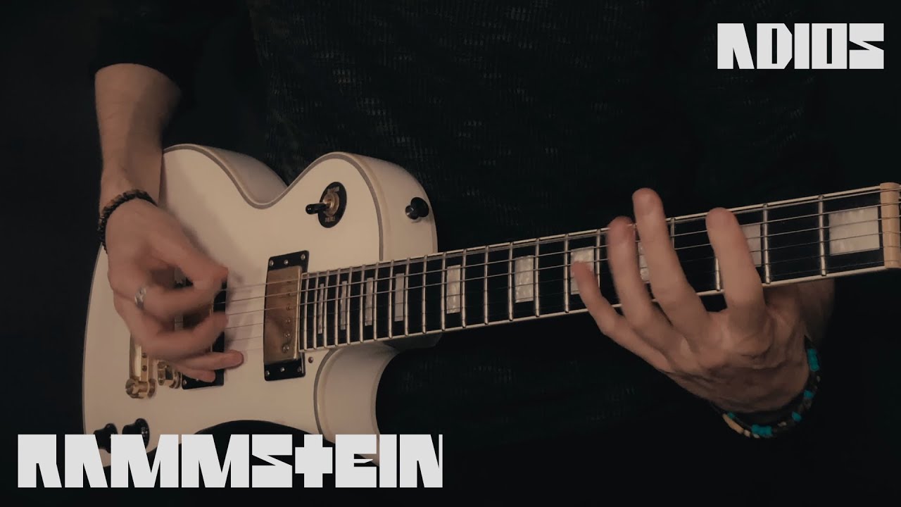 Rammstein - Adios - Guitar cover by Eduard Plezer