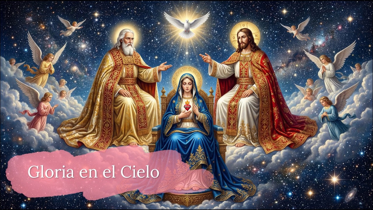 Gloria en el Cielo ✨ Canción Cristiana Celestial |Padre, Jesús, María y los Ángeles.
