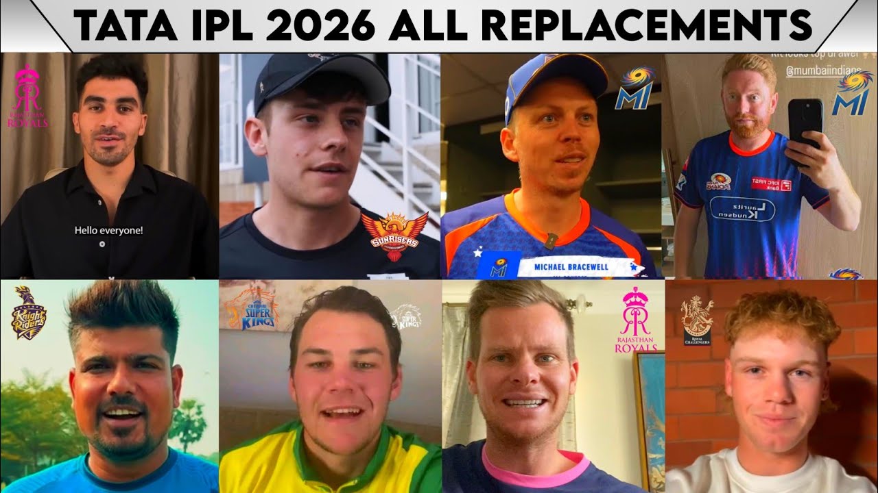 10 Big Unsold Players who came as Replacement players in IPL 2026 | IPL 2026 Official Replacements