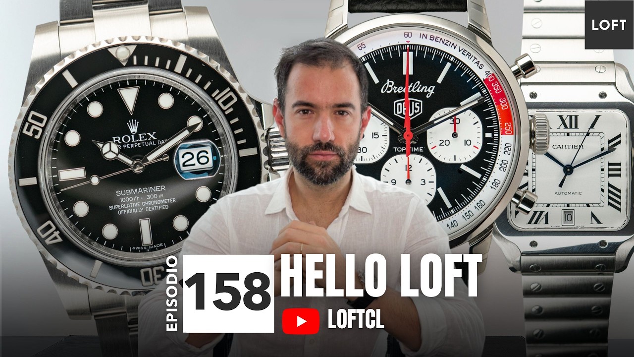 Hello LOFT 158 Rolex, Breitling, Cartier, TAG Heuer, Montblanc y más de 15 nuevos relojes en LOFT.cl