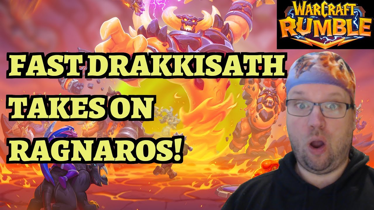 FAST Drakkisath Takes On Ragnaros! Warcraft Rumble Molten Core Raid