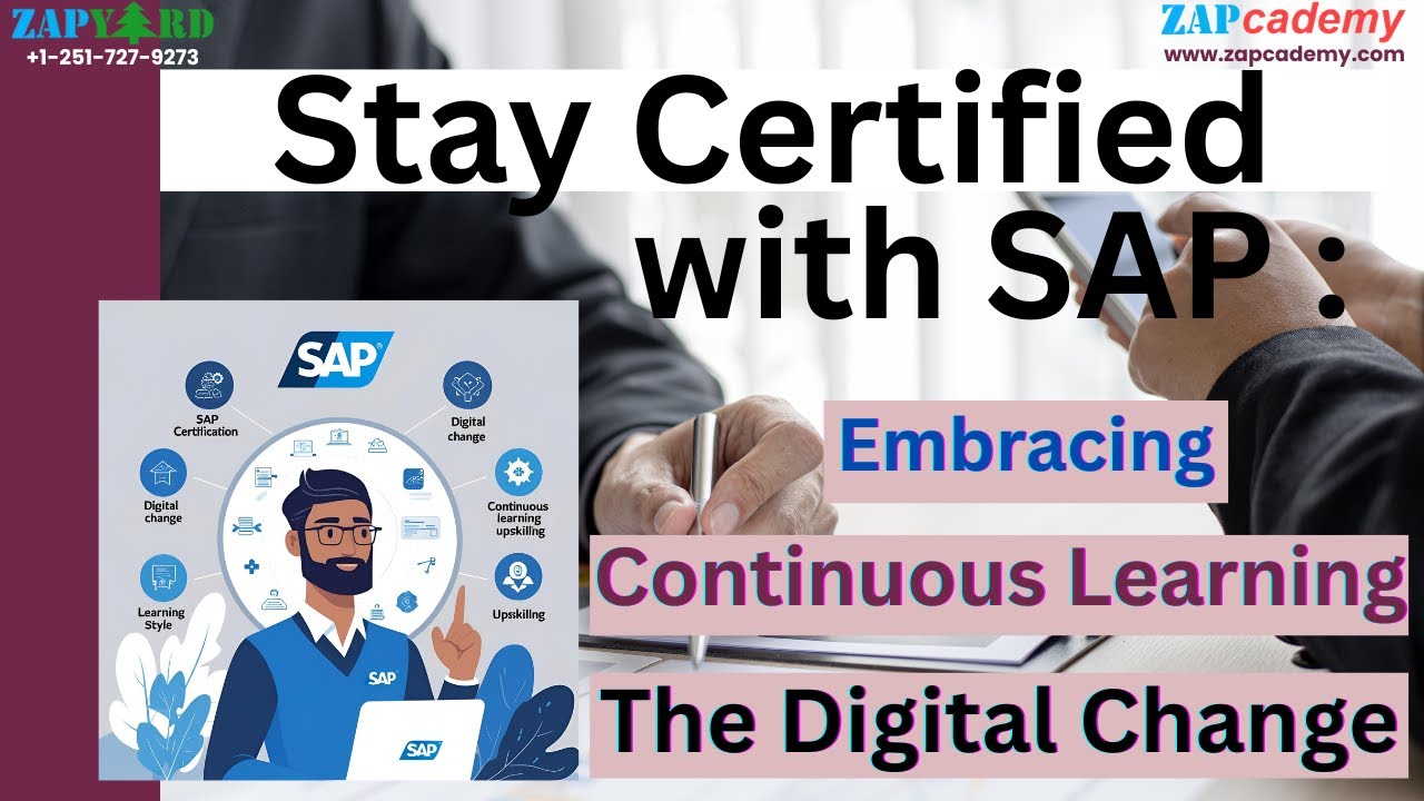 Stay Certified with SAP: Embracing Continuous Learning in the Digital Change