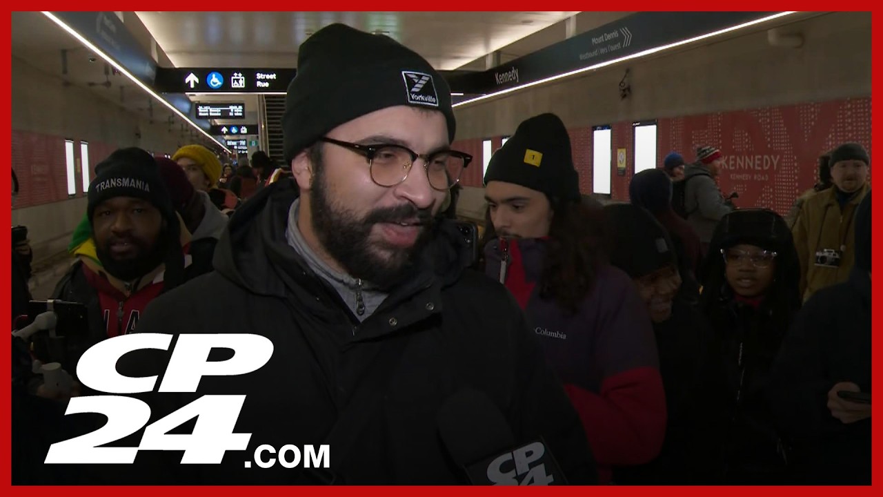Riders react to taking the Eglinton Crosstown LRT for the first time