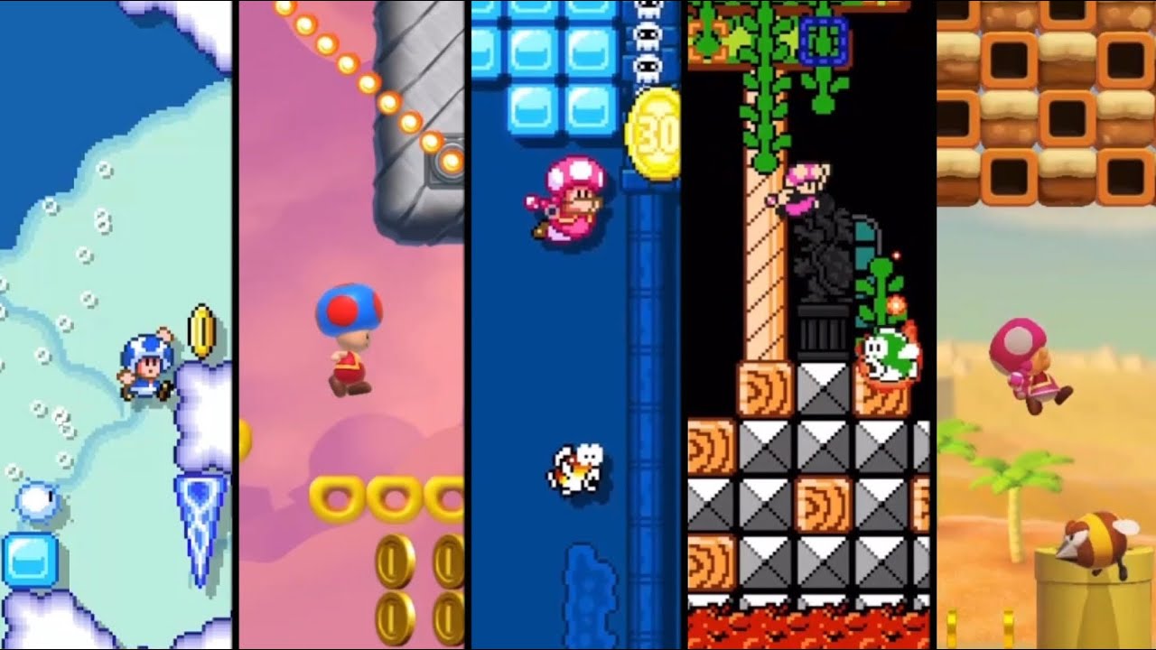 Creating New Level Themes For Super Mario Maker 2 - Showcase Edition