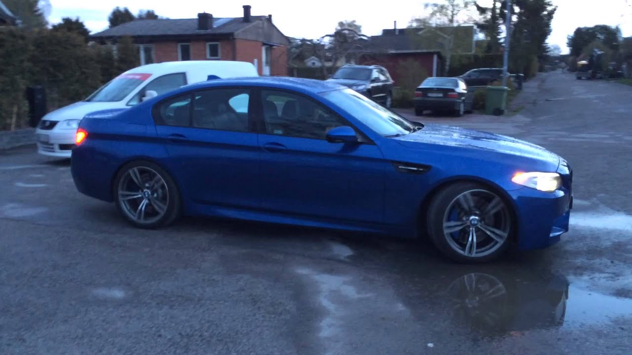 Bmw M5 F10 Exhaust sound start up