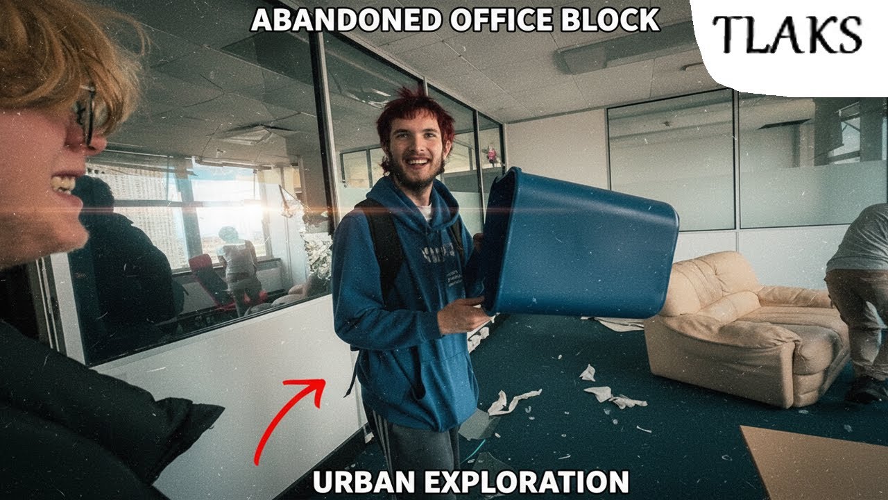 Exploring an abandoned office block Urban exploring Vlog 