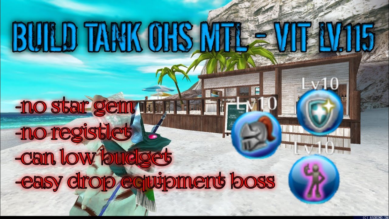 BUILD TANK OHS MTL - VIT LV.115 || TORAM ONLINE🔥
