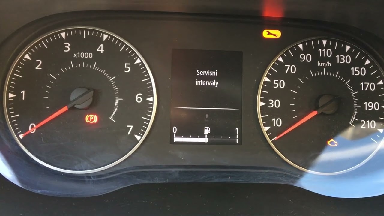 Dacia duster reset service interval