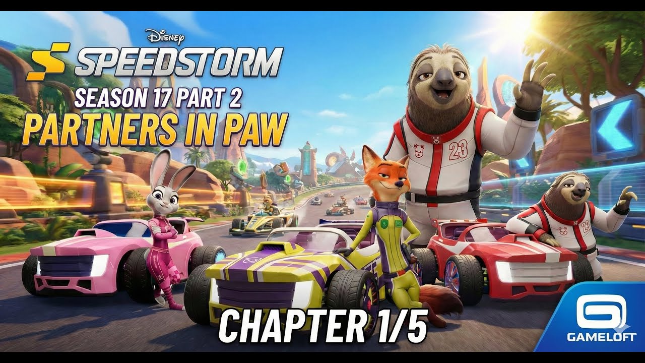 #Disneyspeedstorm | Season 17 Part 2 | with Flash Slothmore | Chapter 1 and Chapter 6 | #zootopia