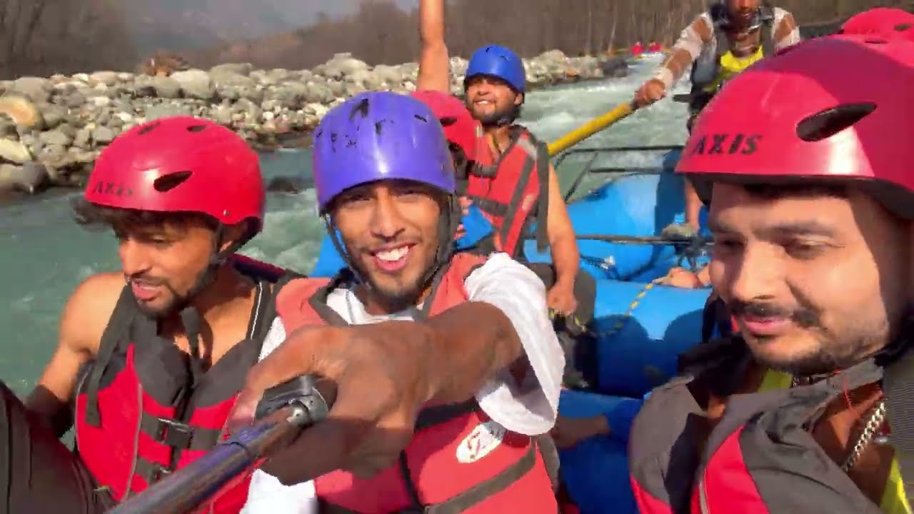 PART-5 RAFTING & MANIKARAN #rohitans216 #manali #manikarnikaghat #riverrafting #masti|Rohit_savita01