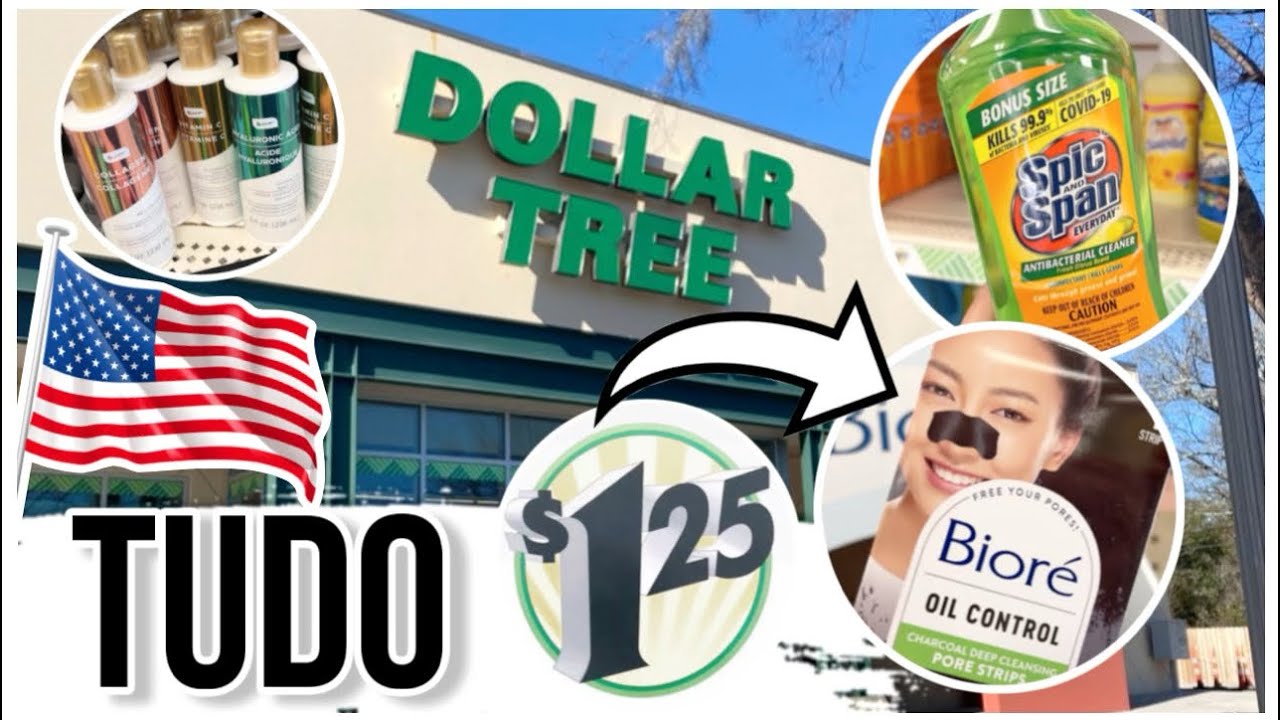 DOLLAR TREE CHEIA DE NOVIDADES! 😍 DIA DE COMPRAS NA DOLLAR TREE EUA - TUDO A $1.25