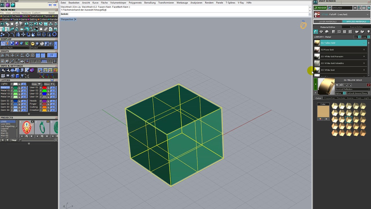 Alle Kanten verrunden