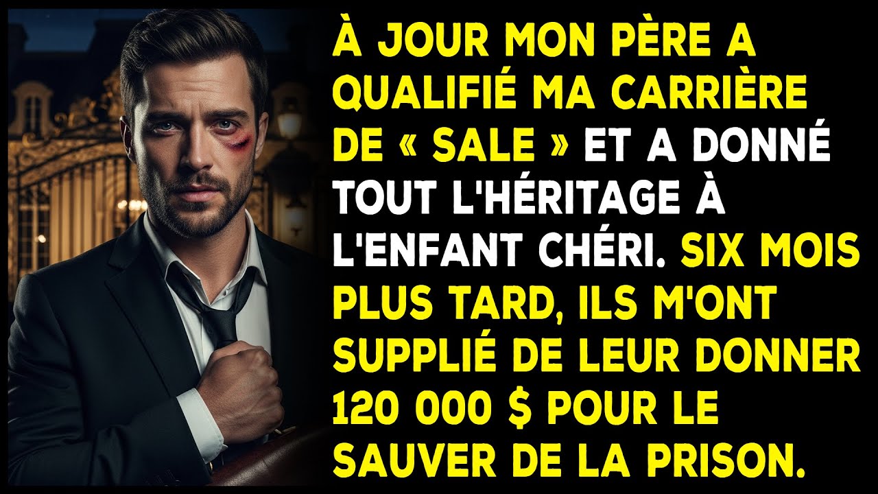 Mon père a qualifié ma carrière de « sale » et m'a déshérité de la fortune familiale.