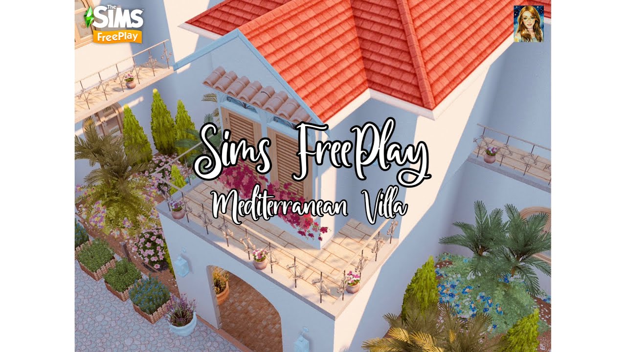 Sims FreePlay Mediterranean Villa ☀️ With Live Build 🛠️
