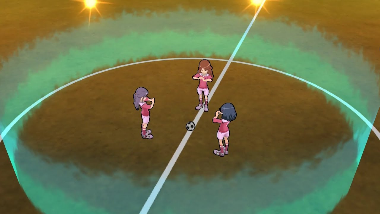 Inazuma Eleven Go Stikers 2013 Inazuma Girls vs Raimon GO