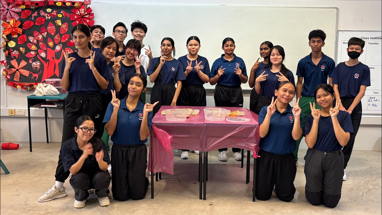 2026 Sec 4 Last CNY Lo Hei Celebration
