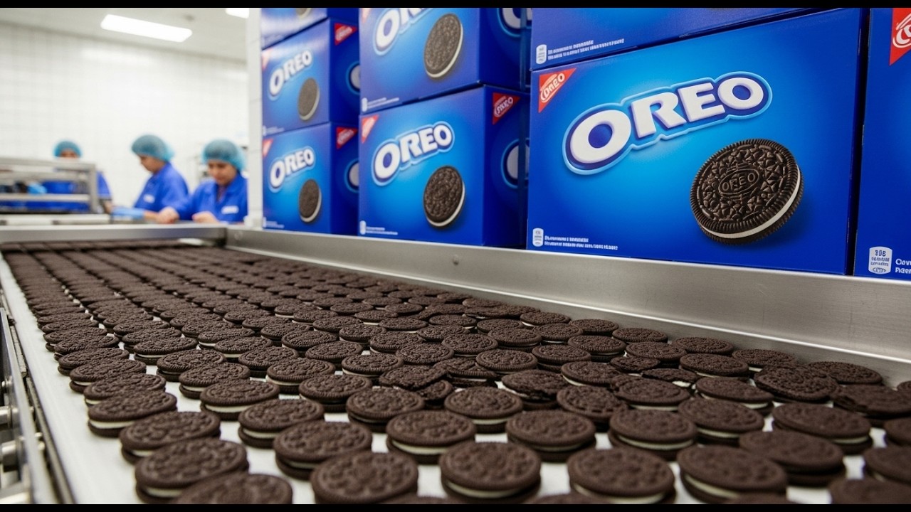 Inside the Oreo Factory 🍪 | How Millions of Oreo Cookies Are Made Every Day!