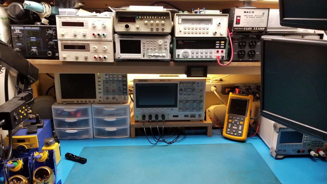 Tour Of My Electronics Lab  5/5/19.