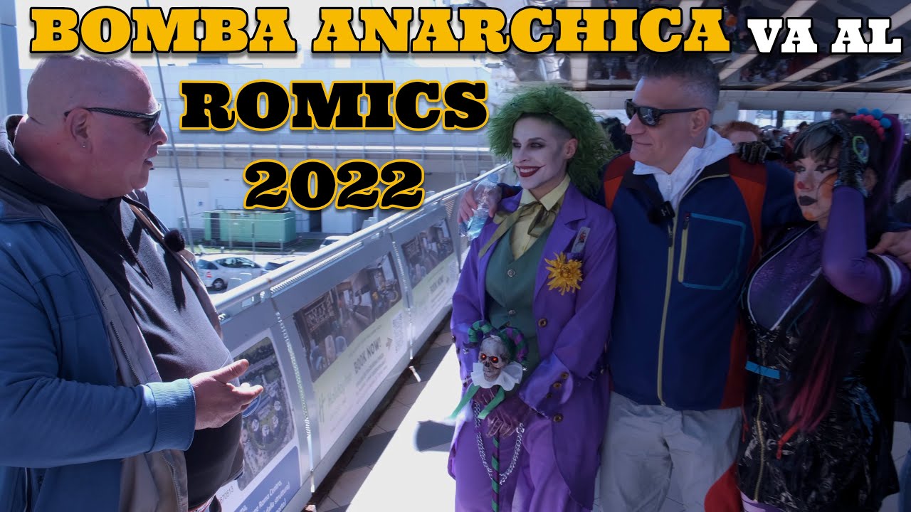 Bomba Anarchica va al Romics per la prima volta e fa il giudice dei cosplayer