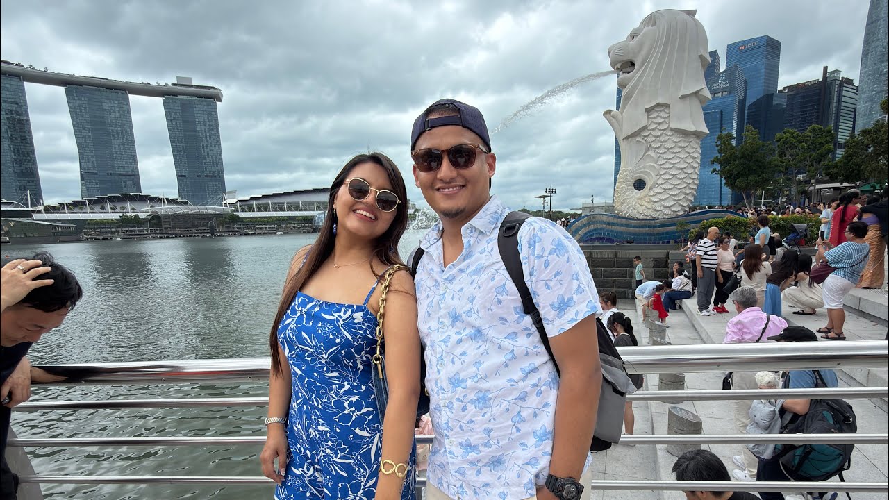 Singapore diaries🇸🇬Day 1| Merlion park|China town| Little India| City square mall #singapore #AL 