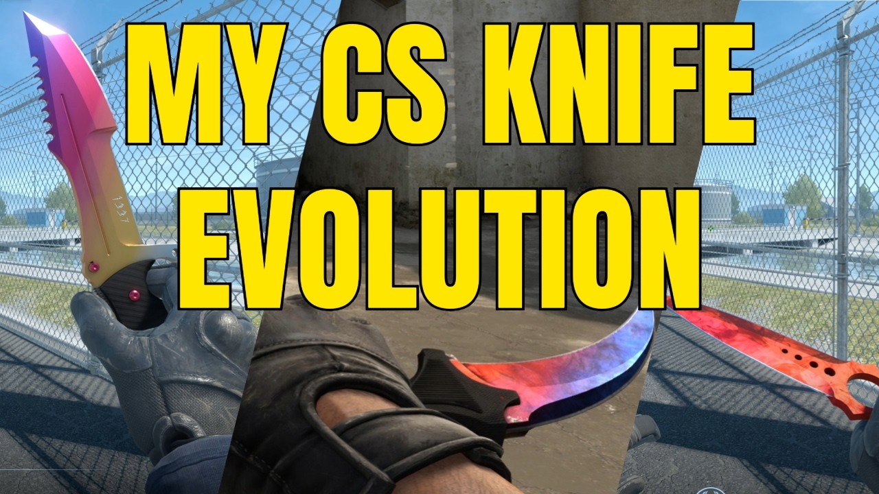 Revisiting my old Counter-Strike knives from 2014-2026