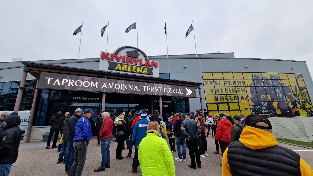 Äijänsuon Jäähallin (Kivikylä Areena) walkaround kierros ja tunnelmia Satakunnan Derbystä 28.10.2023