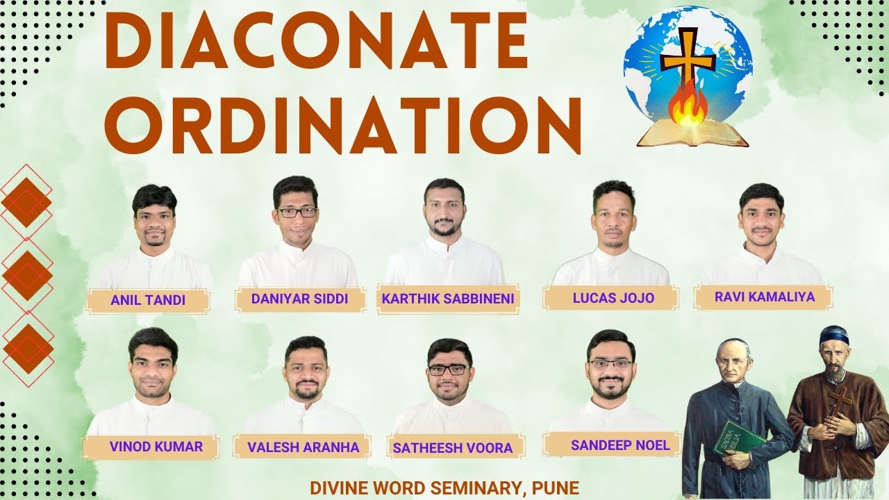 Diaconate Ordination at Divine Word Seminary (SVD), Pune - 3rd January 2024