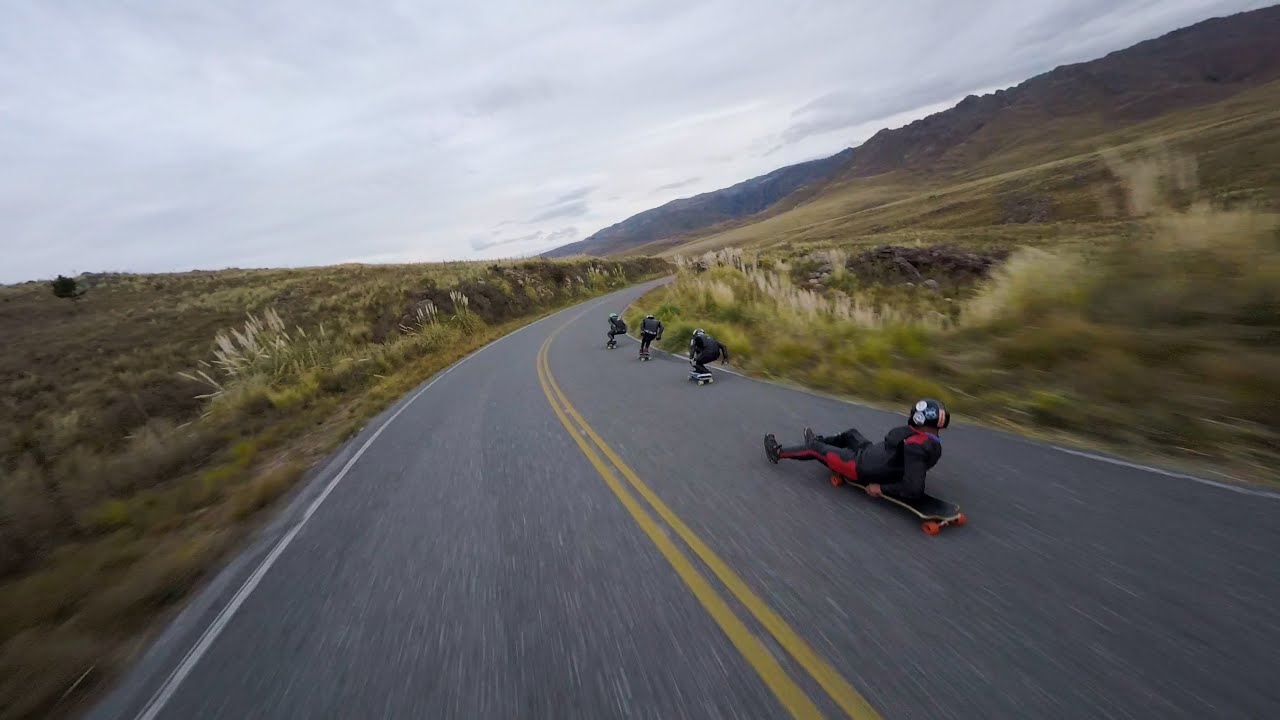 RAW RUN FPV - One shot Copina Cordoba Argentina Downhill Skateboard