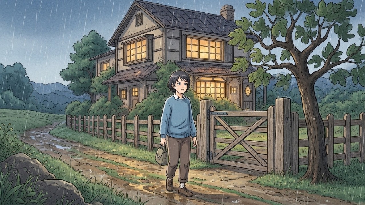 Cozy Ghibli Night at Grandma’s House During a Storm | Ghibli Wonderland ✨🌧️