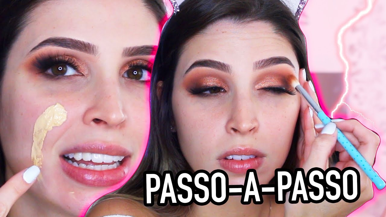 PASSO A PASSO de uma MAKE FÁCIL que te deixa GATA! | Julia Tedesco