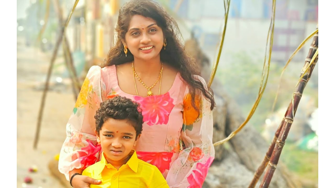 మా ఇంట సంక్రాతి సంబరలు మాబాబుతో ##YouTube videos ##festival video#
