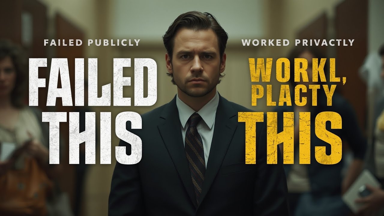 He Failed in Front of Everyone — Then Worked in Silence