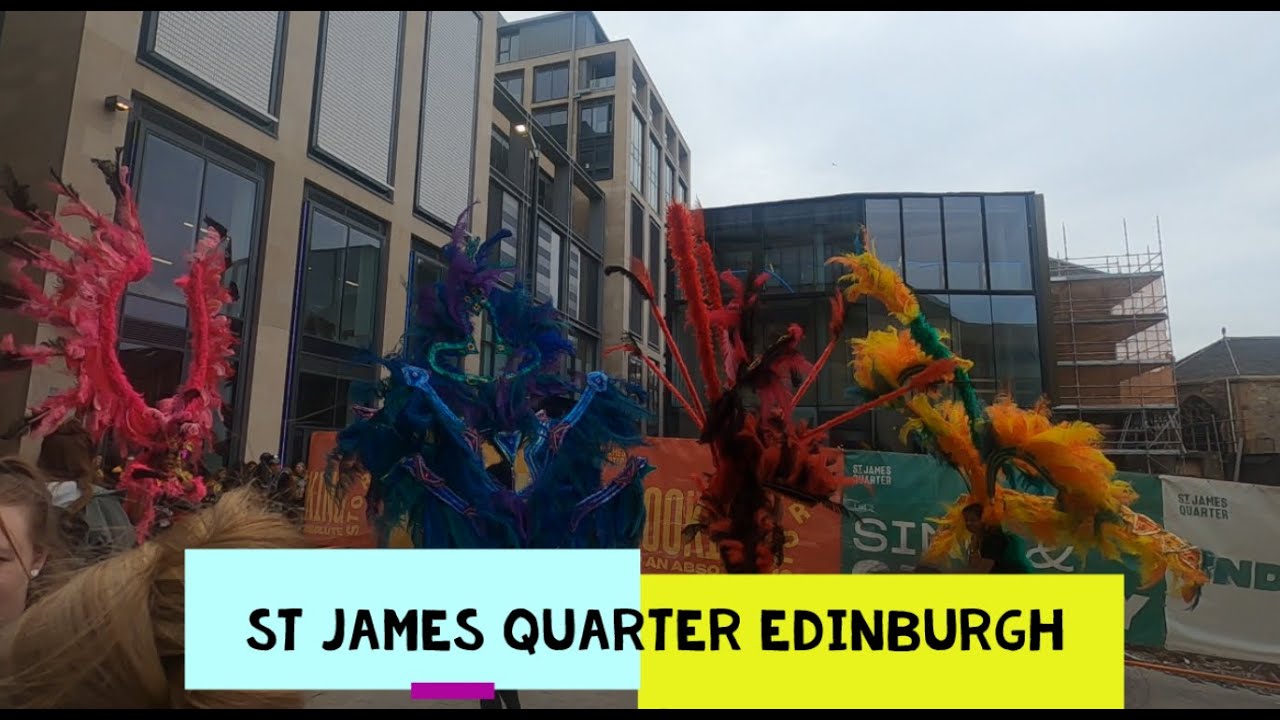 A Walk Inside St James Quarter(Shopping Mall) In The Beautiful City Of Edinburgh Scotland [4k]