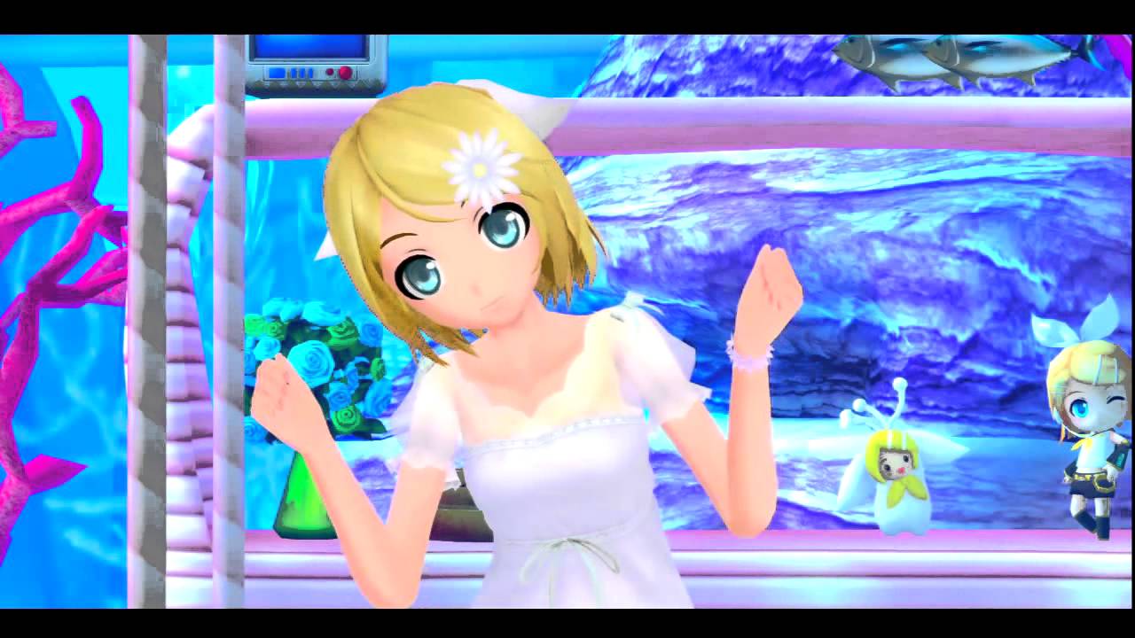 【Project DIVA F 2nd】 Rin Room - Ocean Queen