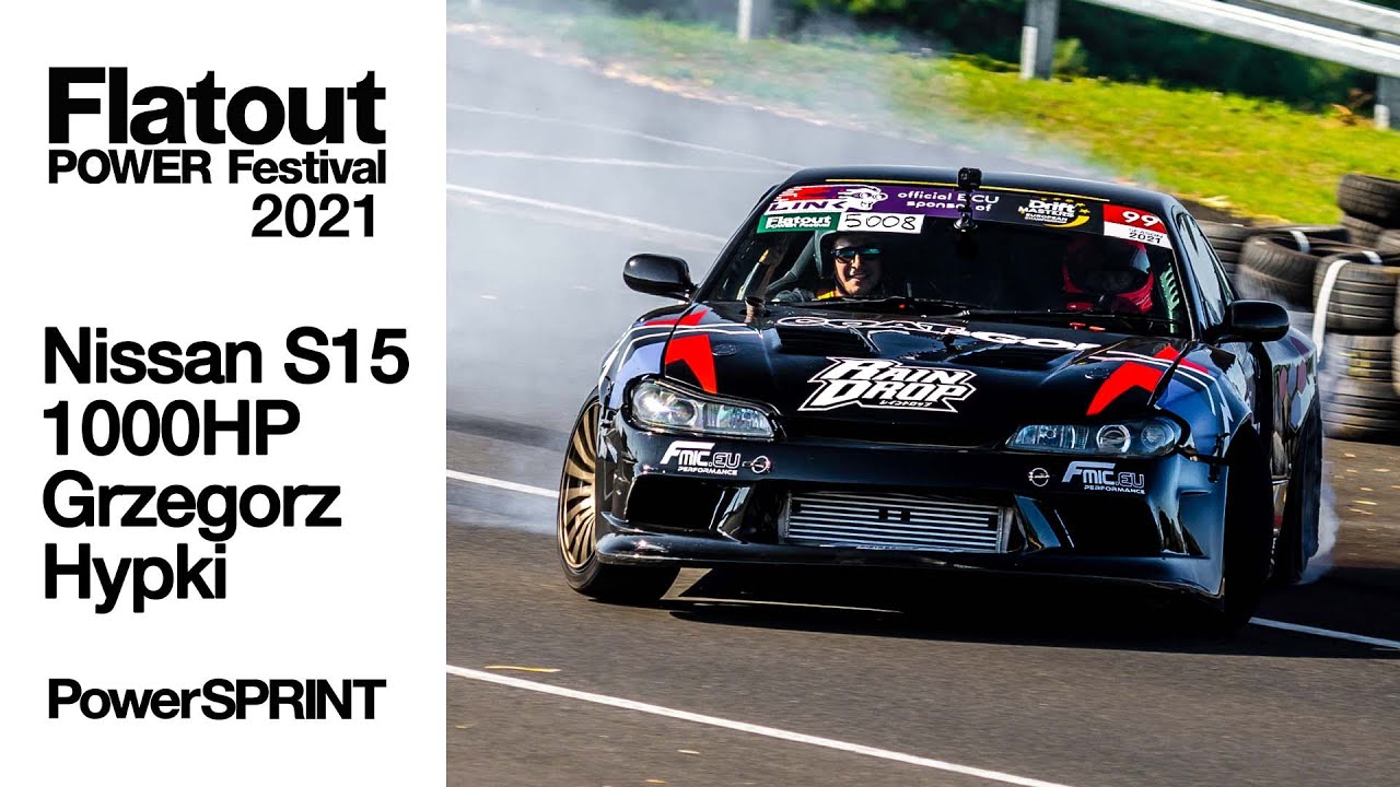 Nissan Silvia S15 1000hp 2JZ Drift Grzegorz Hypki | Power SPRINT | Flatout POWER Festival 2021