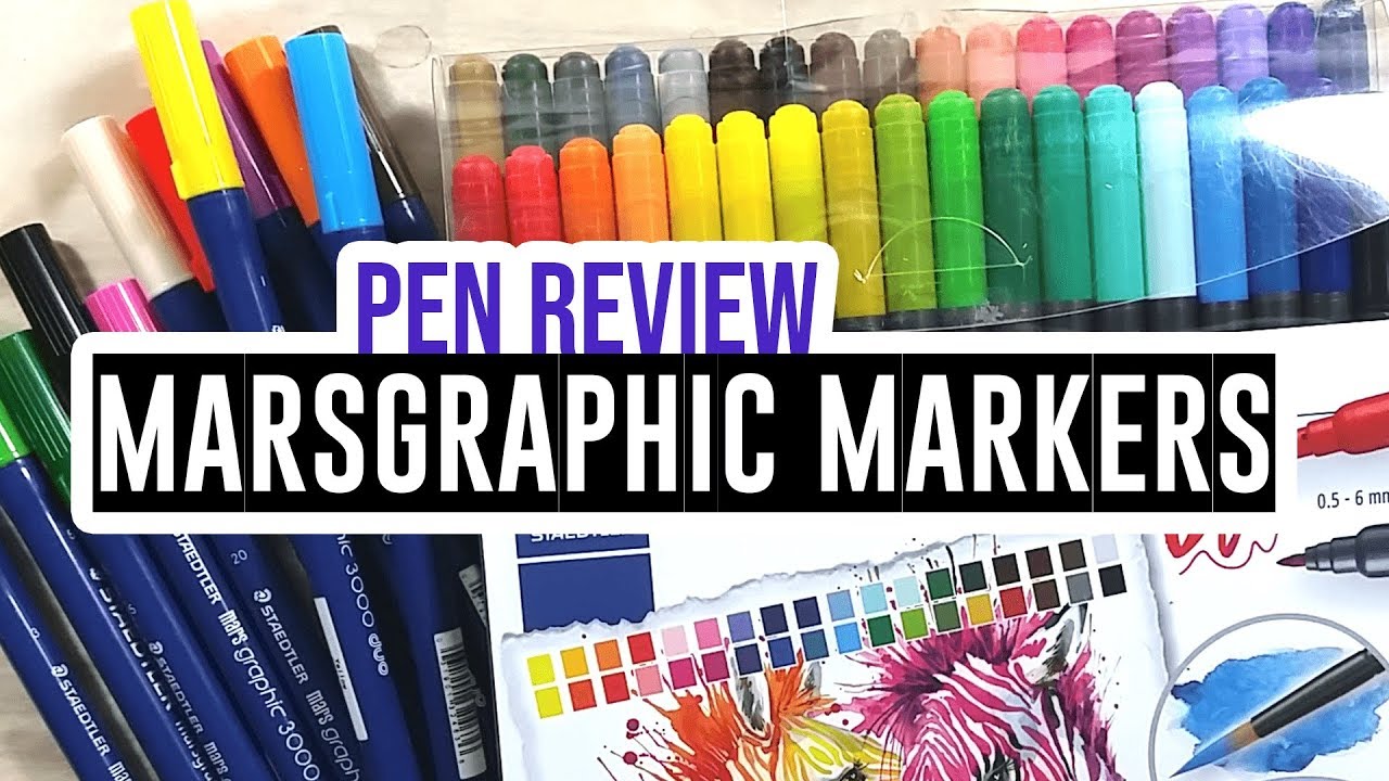 Marsgraphic Duo vs Marsgraphic 3000 Duo - Staedtler markers comparison