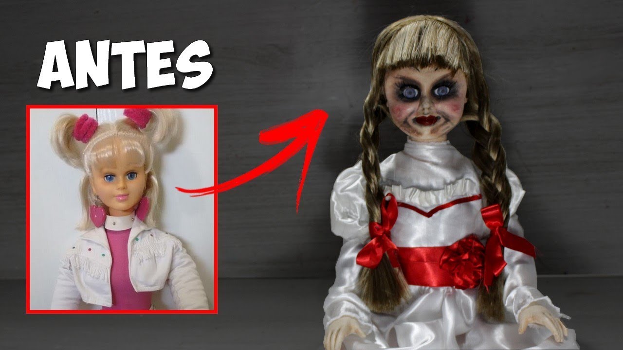 Transformando a boneca da Xuxa na Annabelle.