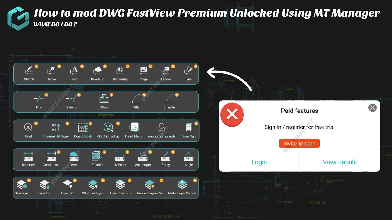 How to Remove a Purchase DWG FastView Premium Unlocked Using MT Manager